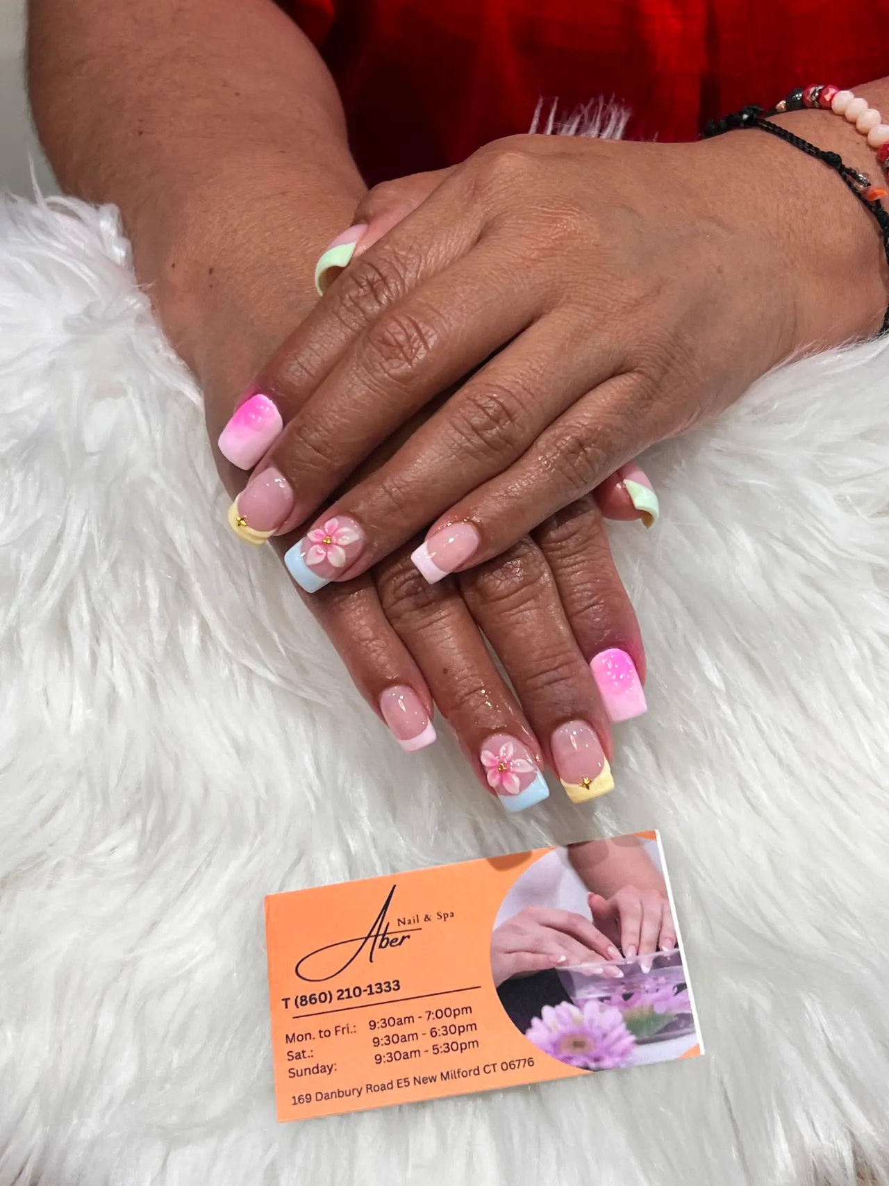 Dip powder manicure in Connecticut