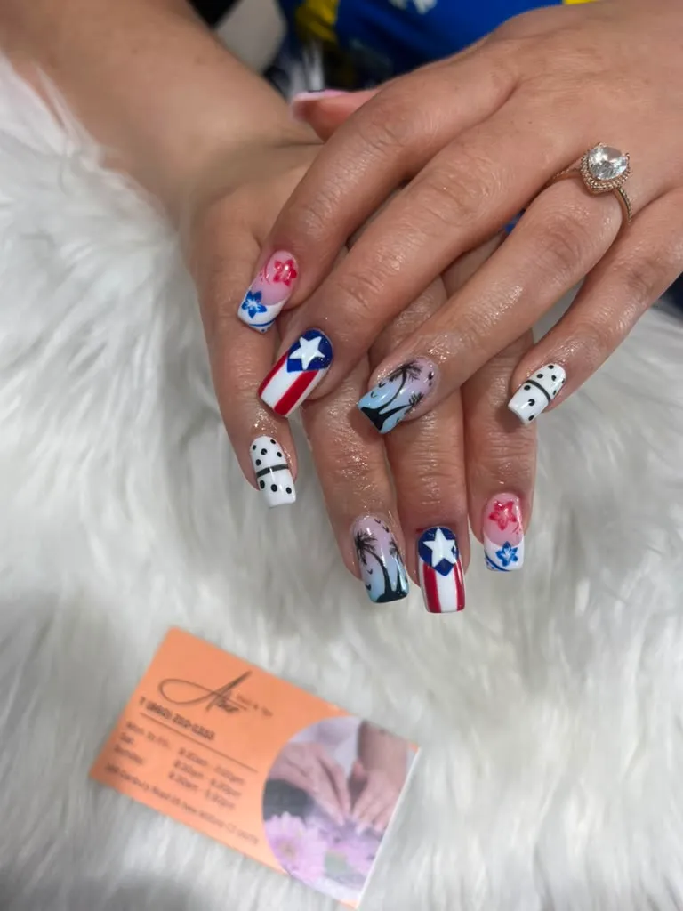 Spa manicure with hand mask in Connecticut